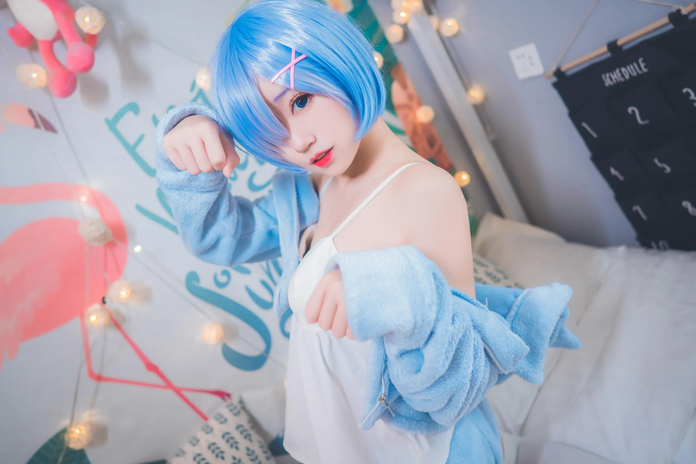 猫君君_MaoJun – NO.23 雷姆猫耳睡衣 [29P]插图6